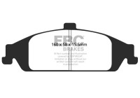 Brake pad set Greenstuff DP21243 EBC