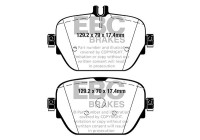 Brake pad set Greenstuff DP22314 EBC