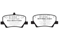 Brake pad set Greenstuff DP22366 EBC