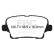 Brake pad set Greenstuff DP23125 EBC, Thumbnail 3