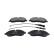 Brake pad set KBP-10112 Kavo parts