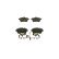 BRAKE PAD SET MERCEDES-BENZ BP1323 Bosch, Thumbnail 4