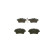 BRAKE PAD SET MERCEDES-BENZ BP1323 Bosch, Thumbnail 6