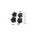 BRAKE PAD SET MERCEDES-BENZ BP1323 Bosch, Thumbnail 4
