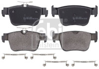 brake pad set with cleats 183657 FEBI