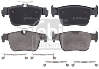 brake pad set with cleats 183657 FEBI