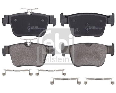 brake pad set with cleats 183657 FEBI