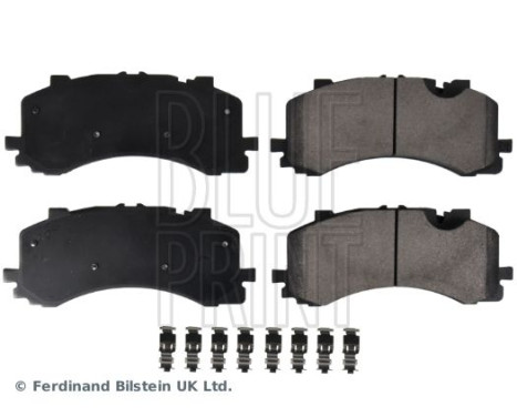 brake pad set with cleats ADBP420082 Blue Print