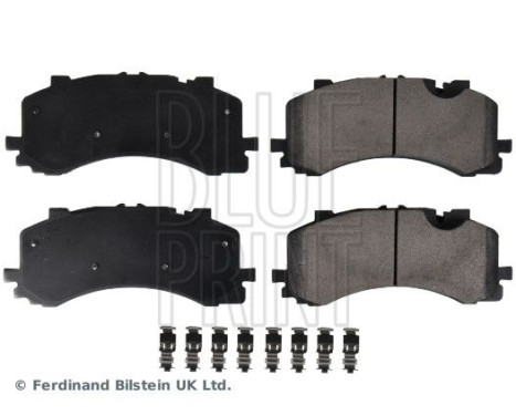 brake pad set with cleats ADBP420082 Blue Print