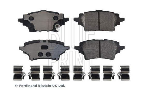 brake pad set with cleats ADBP420098 Blue Print