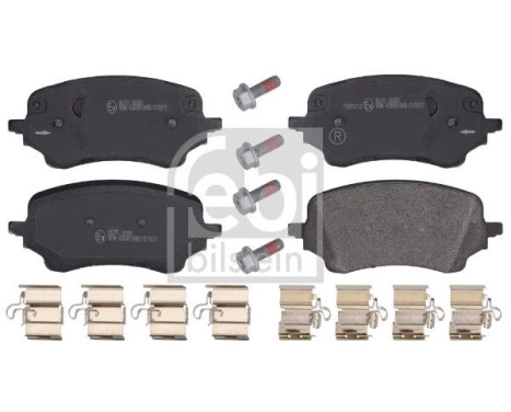 brake pad set with mounting material 183713 FEBI