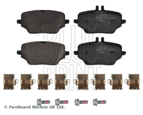 brake pad set with mounting material ADBP420065 Blue Print