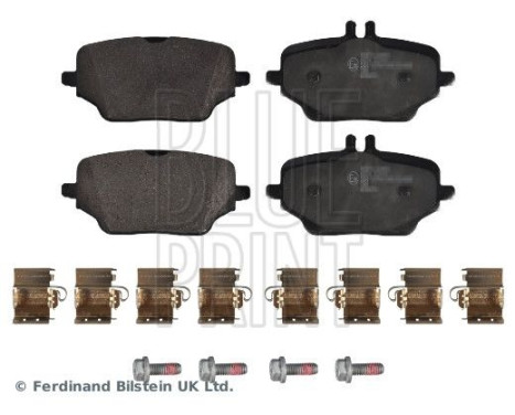 brake pad set with mounting material ADBP420065 Blue Print