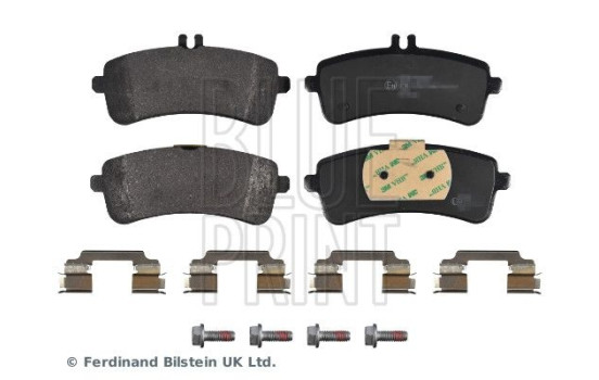 brake pad set with mounting material ADBP420068 Blue Print