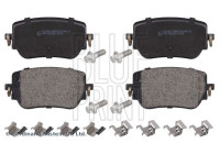 brake pad set with mounting material ADBP420076 Blue Print