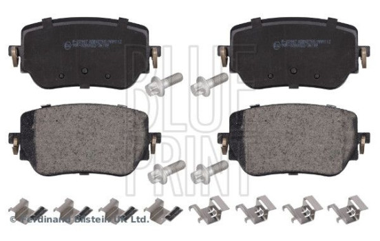 brake pad set with mounting material ADBP420076 Blue Print