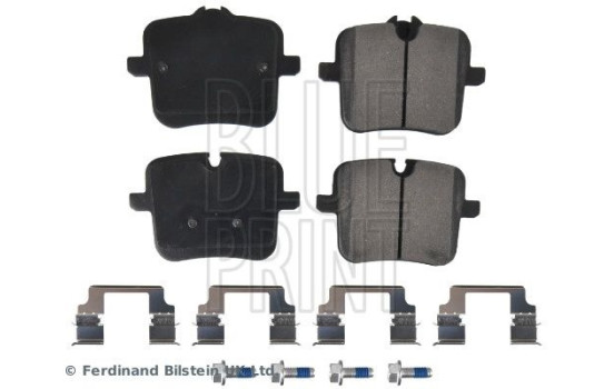 brake pad set with mounting material ADBP420079 Blue Print