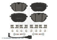 brake pad set with mounting material ADBP420094 Blue Print
