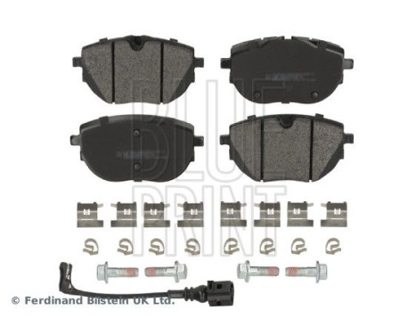 brake pad set with mounting material ADBP420094 Blue Print