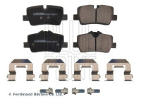 brake pad set with mounting material ADBP420097 Blue Print