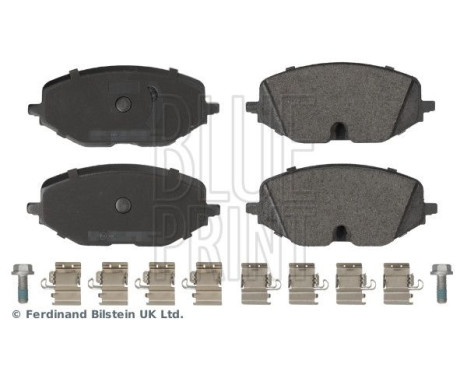 brake pad set with mounting material ADBP420106 Blue Print