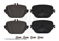 brake pad set with screws ADBP420067 Blue Print