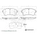 brake pad set with screws ADBP420091 Blue Print, Thumbnail 2