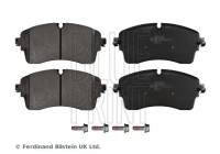 brake pad set with screws ADBP420091 Blue Print