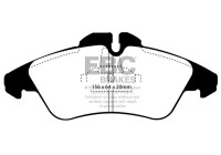 Brake pad set Yellowstuff DP410712R EBC