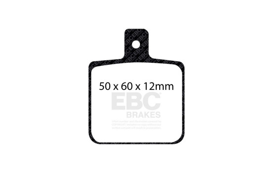 Brake pad set Yellowstuff DP41144R EBC, Image 3