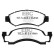 Brake pad set Yellowstuff DP41265R EBC
