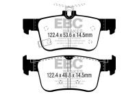 Brake pad set Yellowstuff DP42301R EBC
