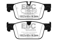 Brake pad set Yellowstuff DP42305R EBC