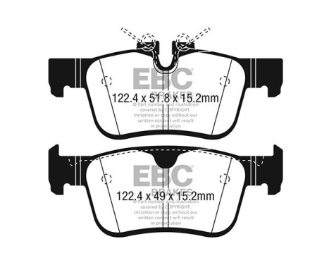 Brake pad set Yellowstuff DP42306R EBC, Image 2