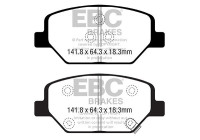 Brake pad set Yellowstuff DP42351R EBC