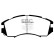 Brake pad set Yellowstuff DP4819R EBC