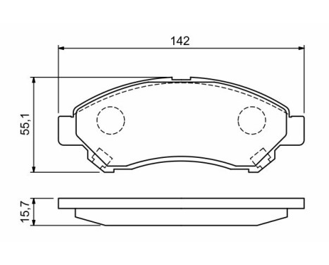 Brake pads BP1925 Bosch, Image 7