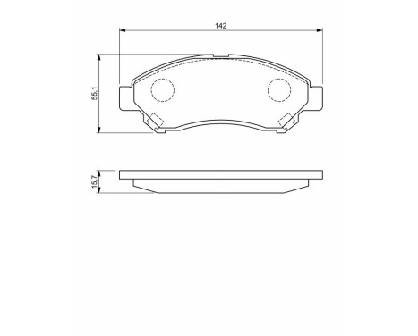 Brake pads BP1925 Bosch, Image 8