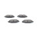 Brake pads BP1941 Bosch