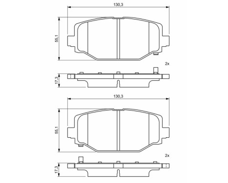 Brake pads BP1941 Bosch, Image 8