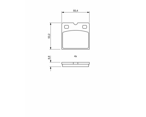 Brake pads BP1949 Bosch, Image 8