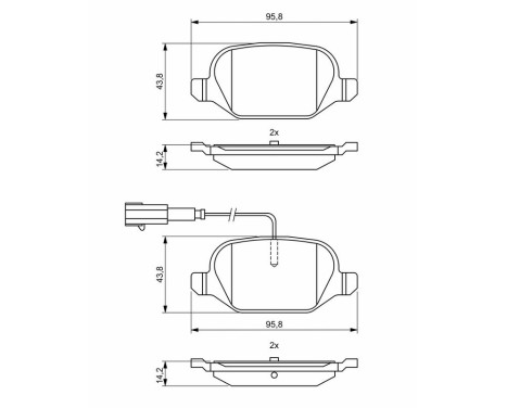 Brake pads BP1953 Bosch, Image 8