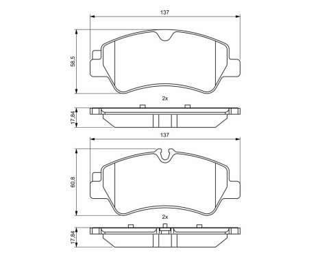 Brake pads BP1970 Bosch, Image 8