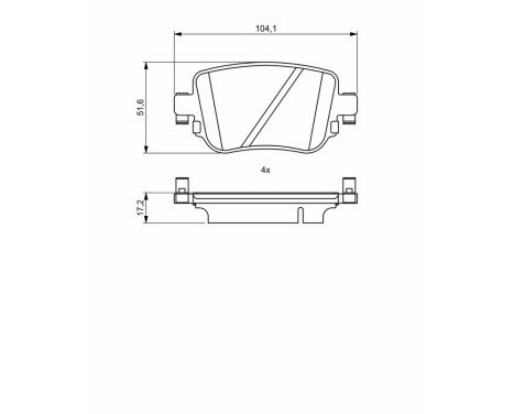 Brake pads BP1971 Bosch, Image 6