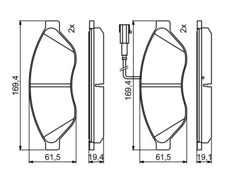 Brake pads BP1972 Bosch, Image 7