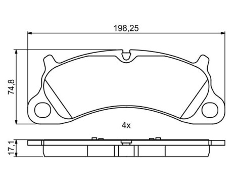 Brake pads BP1980 Bosch, Image 7