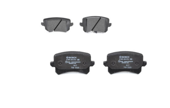 Brake pads BP1988 Bosch, Image 3