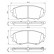 Brake pads BP2001 Bosch, Thumbnail 8