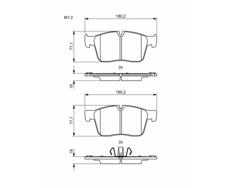 Brake pads BP2003 Bosch, Image 8