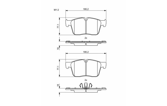Brake pads BP2003 Bosch, Image 8